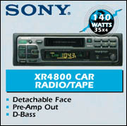 Sony - XR4800 Car Radio/Tape