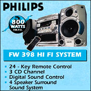 Philips - FW 398 Hi Fi system