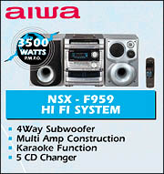 Aiwa NSX F959 Hi Fi System