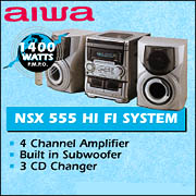 Aiwa - NSX 555 Hi Fi System