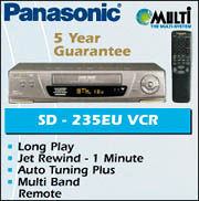 Panasonic - SD 235EU VCR