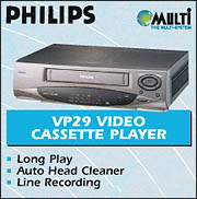 Philips - VP29 Video Cassette Player