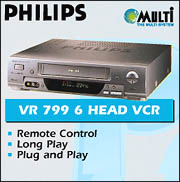 Philips - VR 799 6 Head VCR